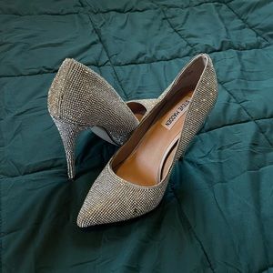 Steve Madden Rhinestone Pointed Toe Heels - Size 7